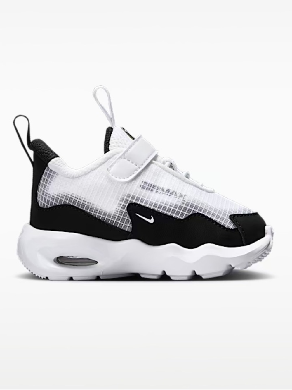 Nike Baby Air Max Nova NEW Size 5C Black & White - Picture 3 of 8